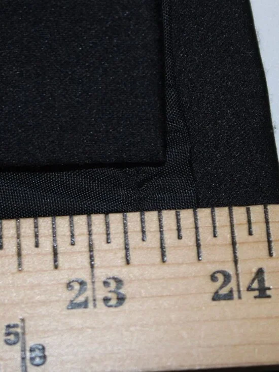 Alex Evenings Skirt Sz 6 Black Satin Leg Slit Lined Polyester Acetate Skirt - Picture 9 of 9